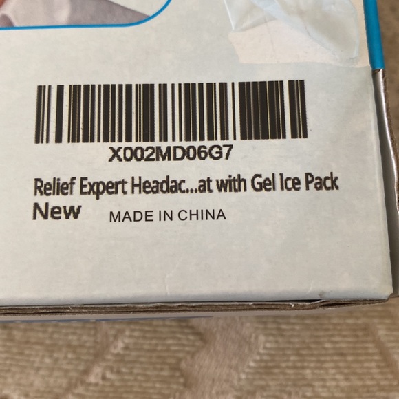 Migraine Relief Cap With Gel Ice Pack Soothe Pain & Relieve Fatigue - Picture 10 of 10